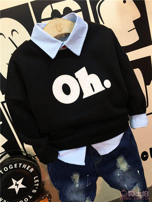 【童裝廠家直銷2018秋款新男童衛衣A110135襯衫A110005牛仔褲092B】溫州高新技術產業開發區志華服裝廠 - 產品庫