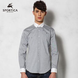 sportica斯波帝卡春秋男裝純色昆蟲繡圖長袖襯衫11152390圖片大全 郵樂官方網站