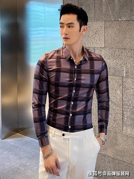 紳士襯衫瀟灑至極 帥瞎你的雙眼