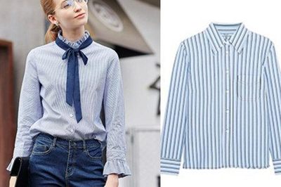 藍(lán)色條紋襯衫搭配什么褲子,找準(zhǔn)風(fēng)格很重要