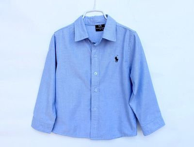 外銷爆款!四季暢銷童裝批發(fā)P純棉兒童襯衫 男女童長(zhǎng)袖襯衣 多色